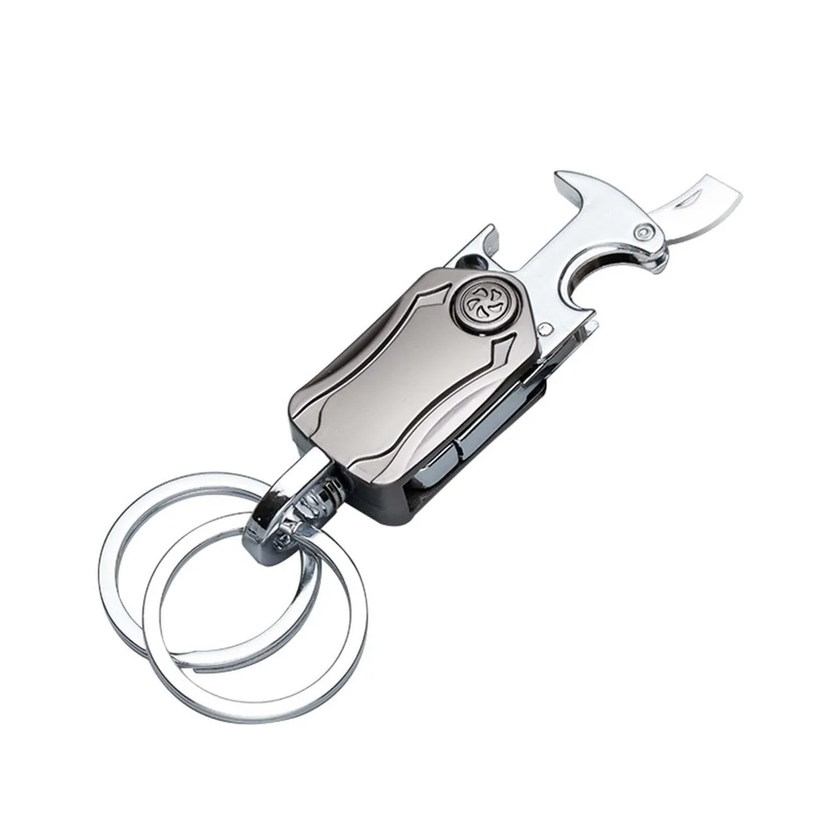  gsiollvderbarley Ysk Key Chain Clip 360° Rotatable Bottle Opener Carabiner — product photo