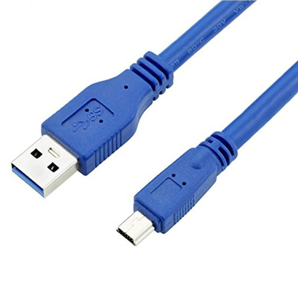 BUCIER BUCIER USB 3.0 Type A to Mini B 10-Pin Male 3 ft Blue — product photo