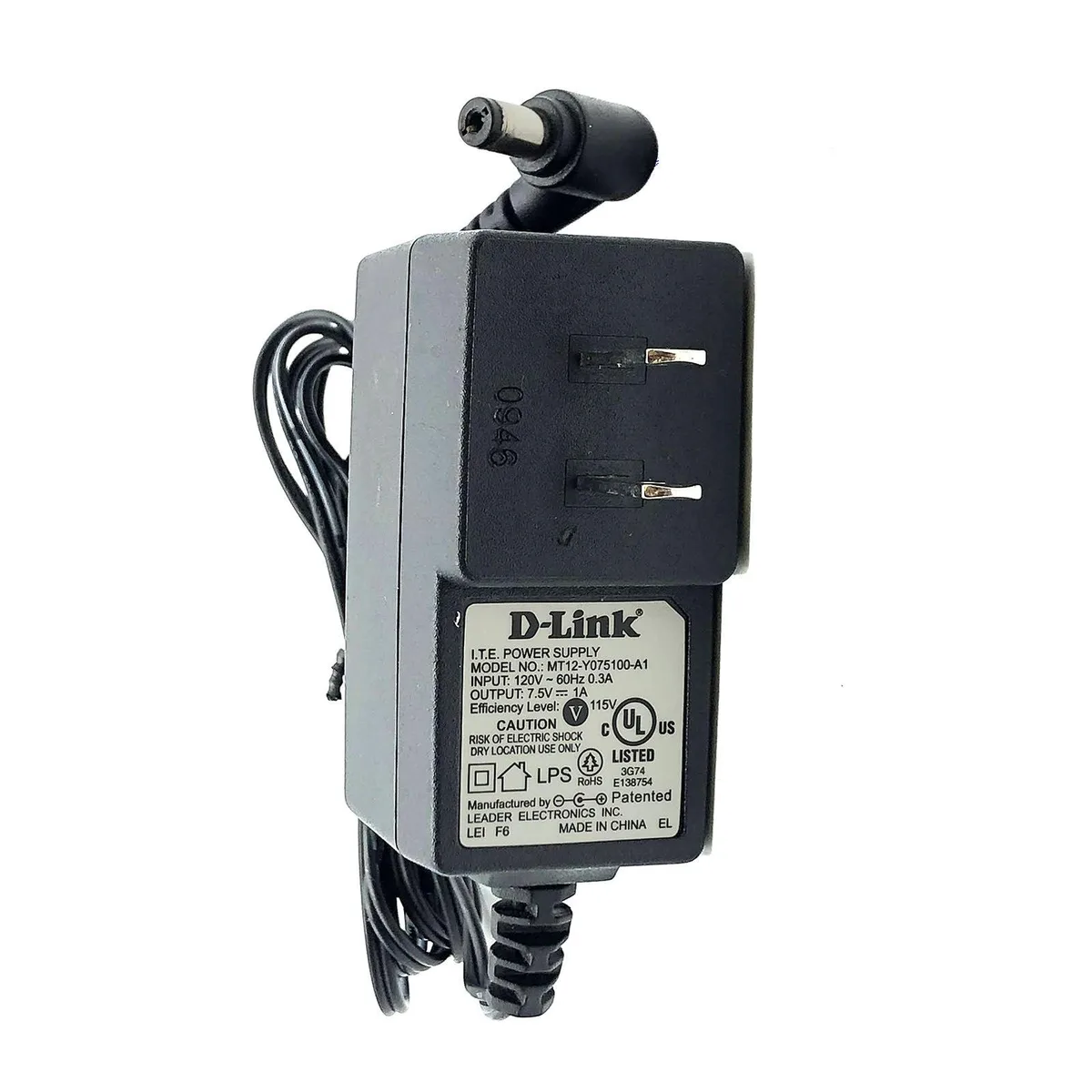 D-Link D-Link MT12-Y075100-A1 power adapter 7.5V 1A 5.5x2.1mm — product photo