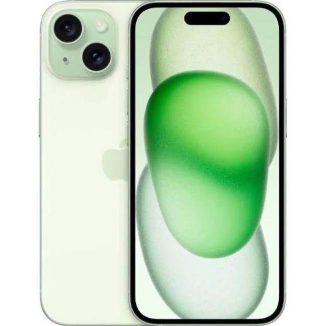 Apple Apple iPhone 15 128GB Green cell phones - unlocked — product photo
