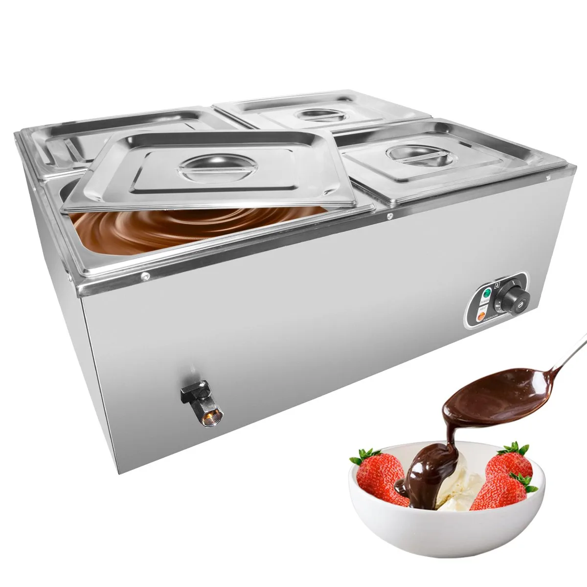 ALDKitchen ALDKitchen A-HB1V-4 Fondue 4 Tanks 1500W 110V — product photo