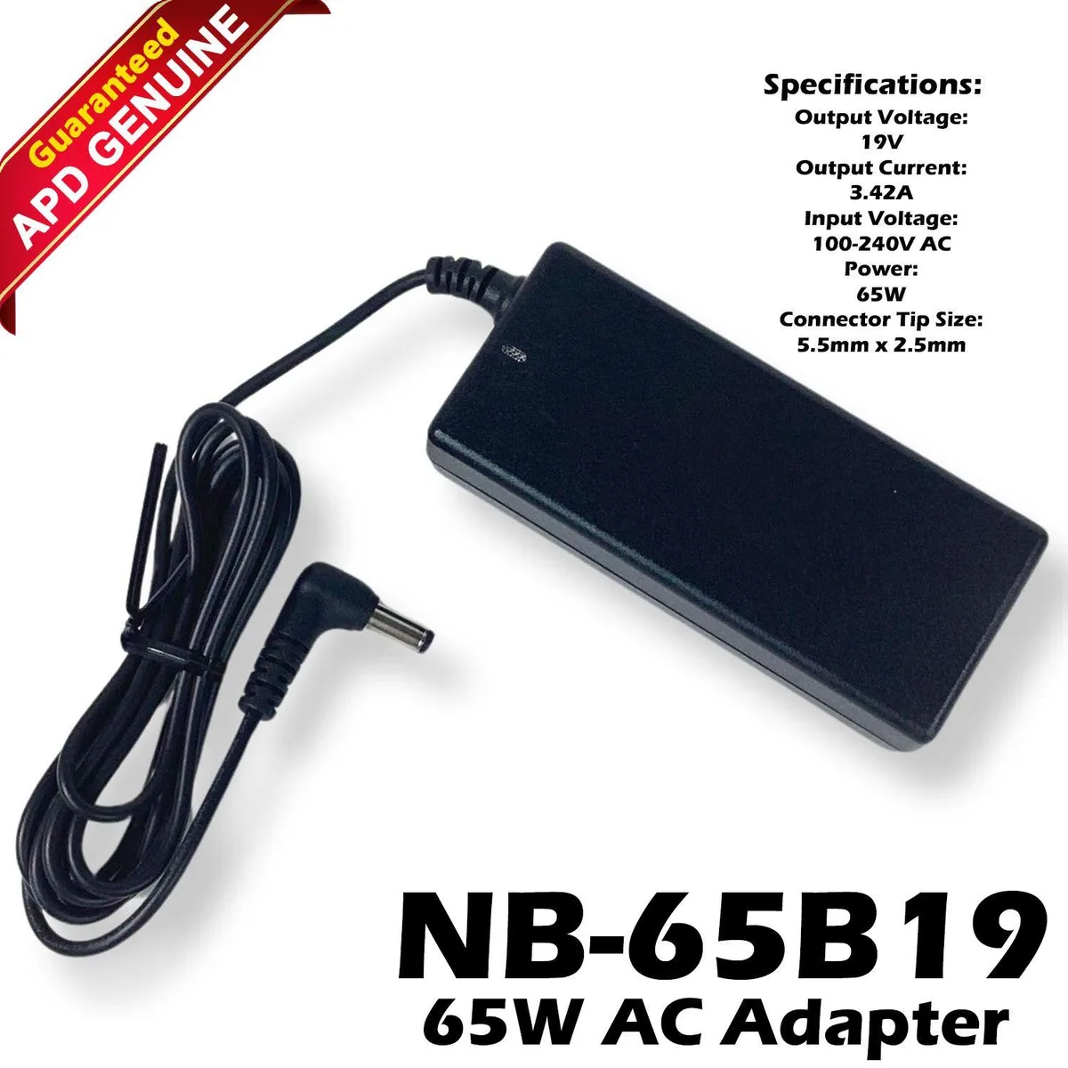 DELL DELL 65W 19V AC Adapter 3MGNP for Wyse 5010 5020 7010 7020 — product photo
