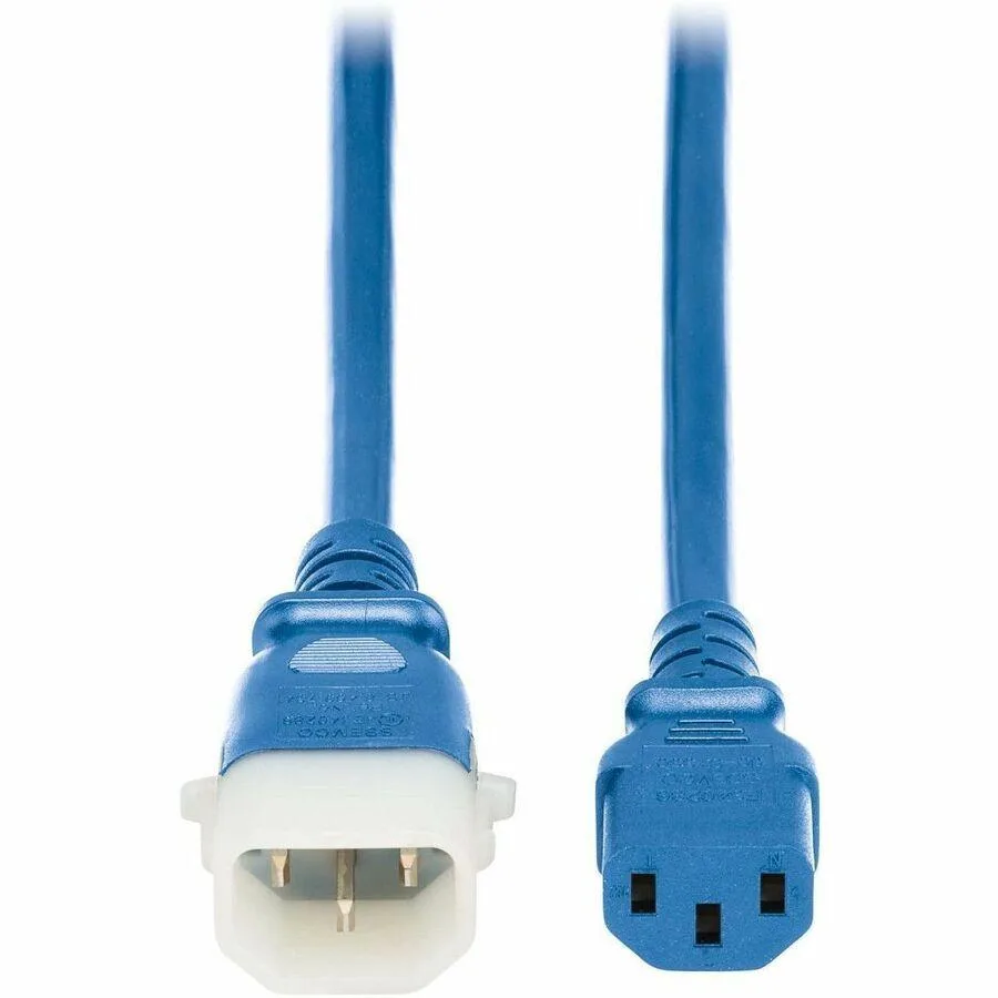 Eaton Eaton C13 to P-Lock C14 15A 250V 14 AWG .6 m Blue 6 Pack — product photo