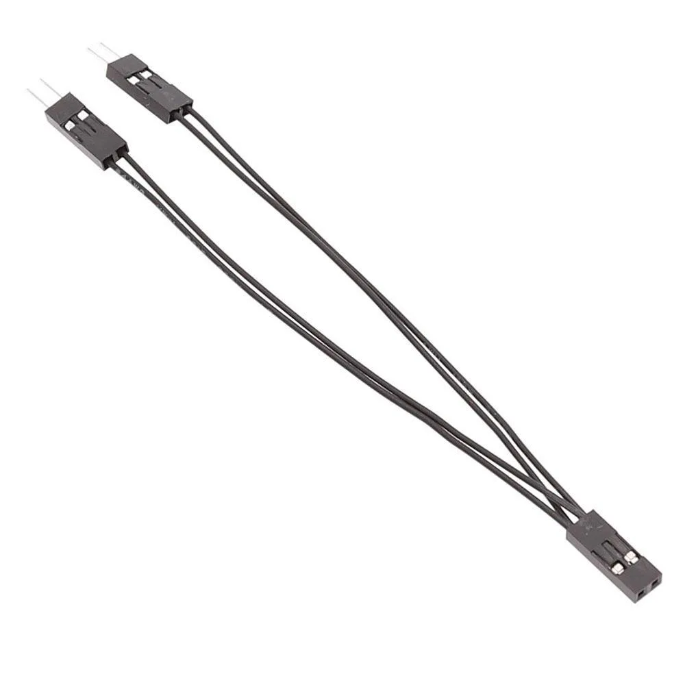 Ruth's sister Ruth's sister 10cm DuPont 2.54mm 2-pin to dual male adapter — product photo
