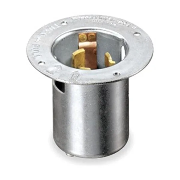Hubbell Incorporated Hubbell Incorporated CS6375 50A Flanged Locking Inlet video accessory — product photo
