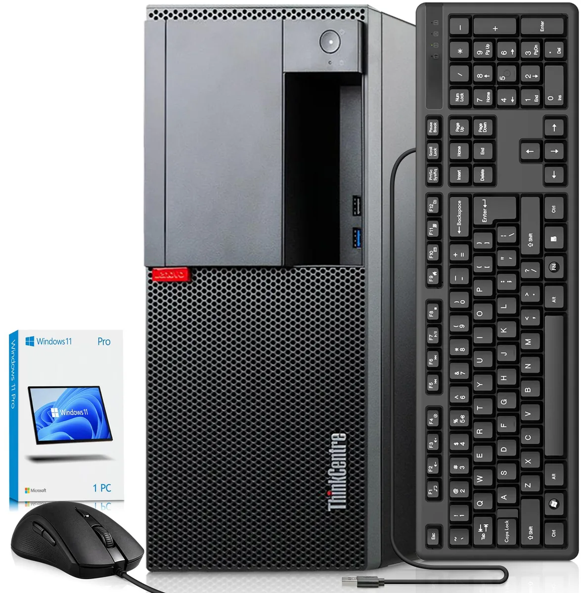 Lenovo Lenovo ThinkCentre M720t desktop PC i5-8500 8GB 128GB SSD 500GB HDD Windows 11 Pro — product photo