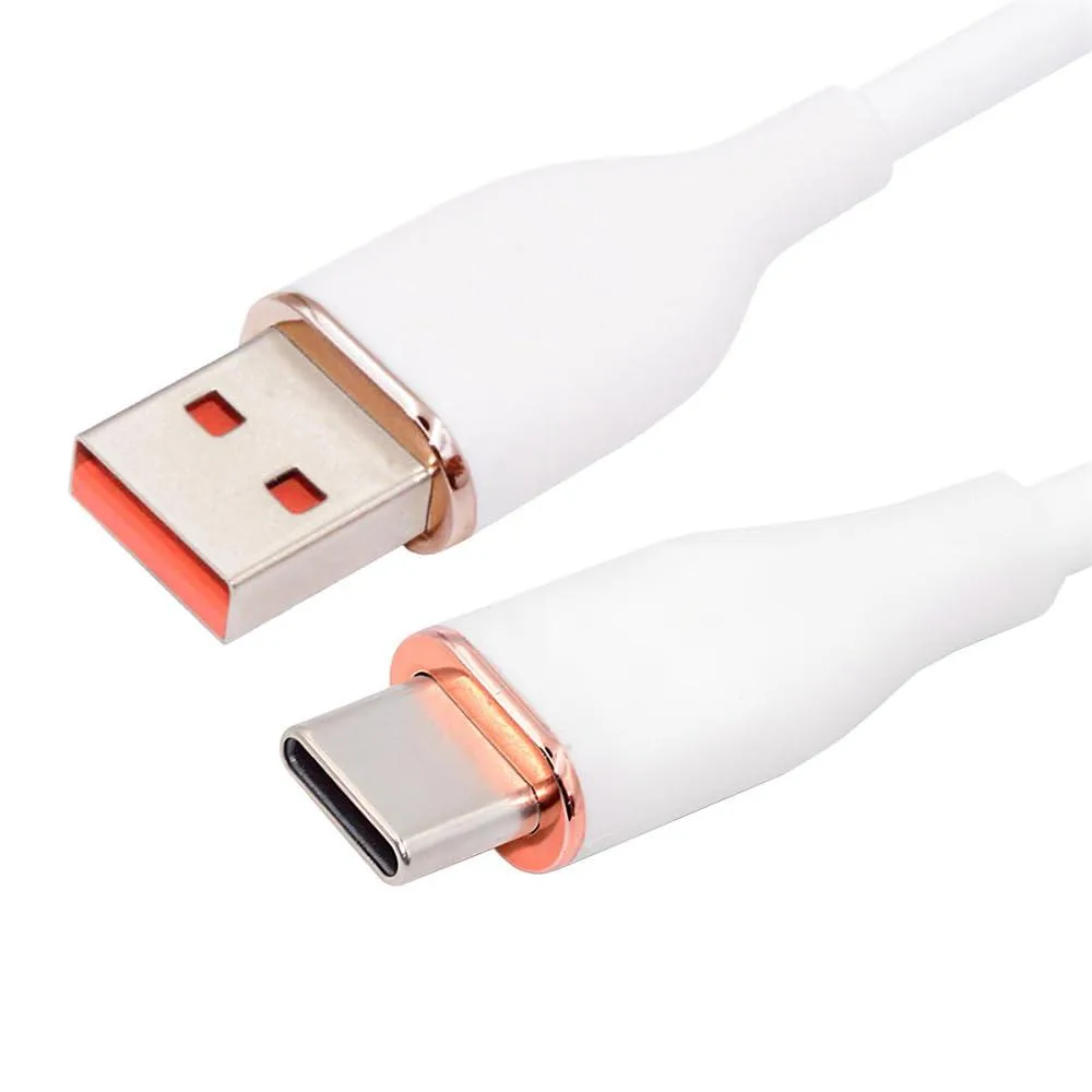 LORDWORLD LORDWORLD USB-A to USB-C 15W USB 2.0 Liquid Silicone Cable 200cm — product photo