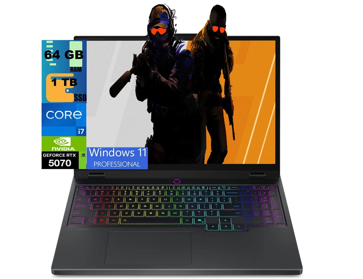 Lenovo Lenovo Legion 5i 15 gaming laptop, i7-14700HX, RTX 5070, 16 GB, 512 GB, 15.1" OLED 165 Hz — product photo