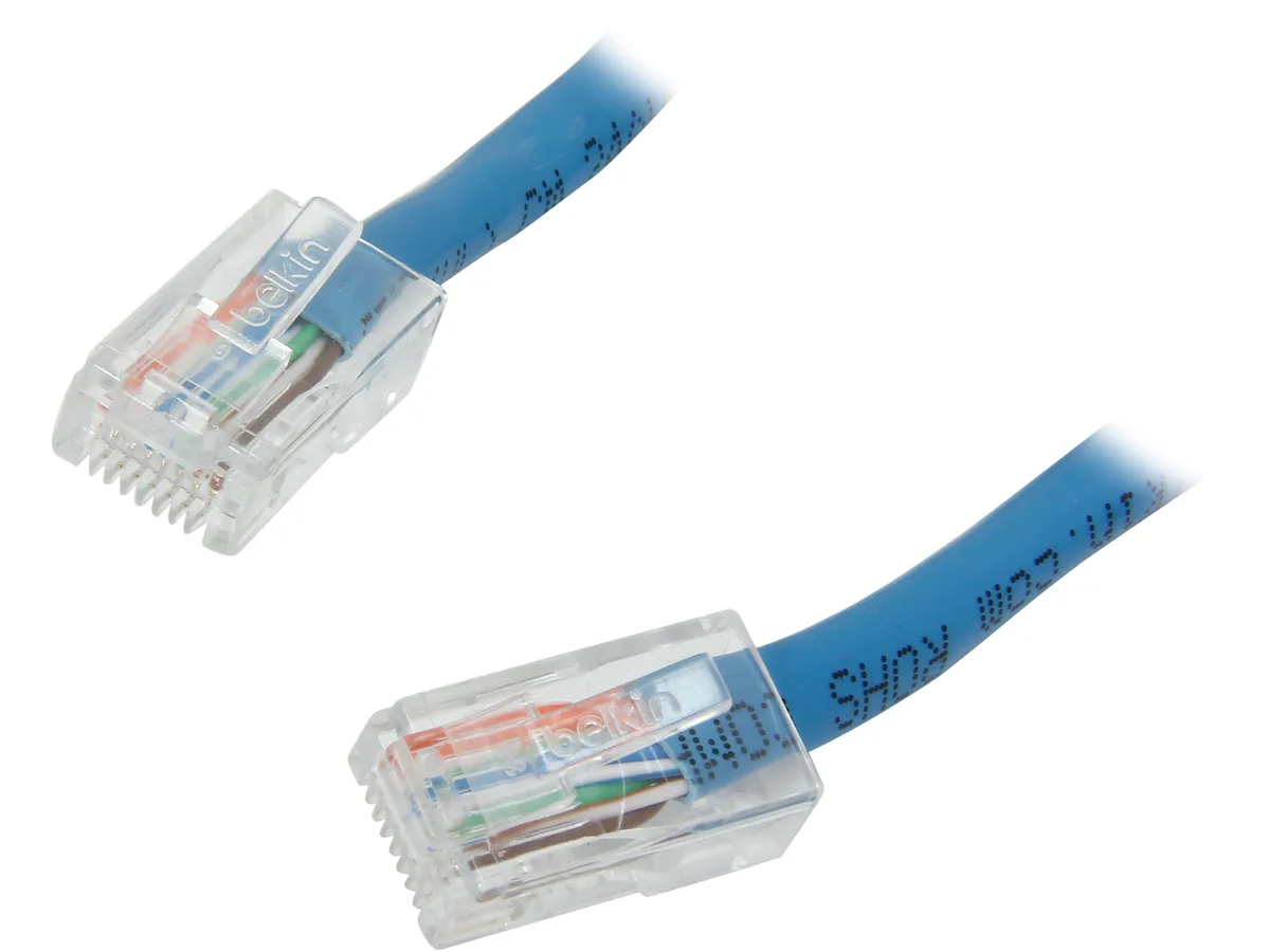 Belkin Belkin A3L781-05-BLU 5 ft network ethernet cable CAT5e RJ-45M/RJ-45M blue — product photo