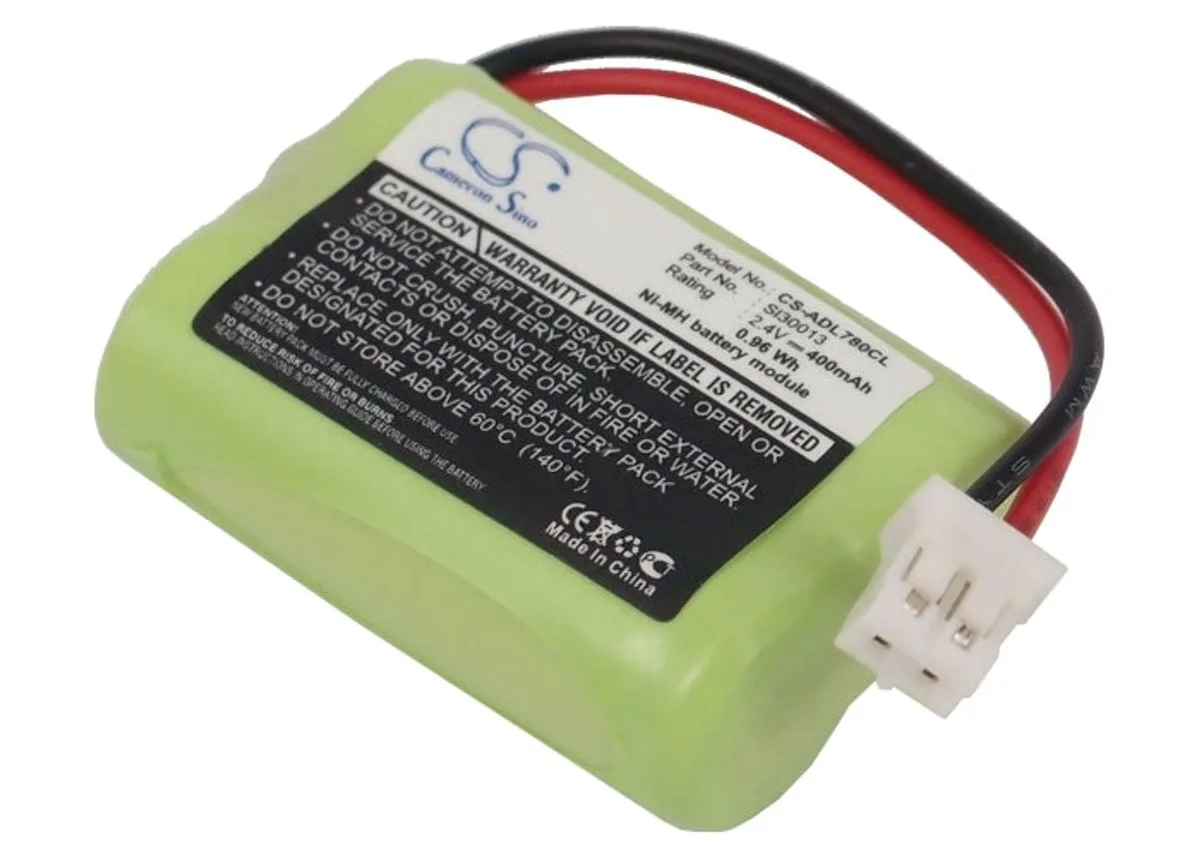 Rectangular replacement battery with Cameron Sino branding and connector terminals