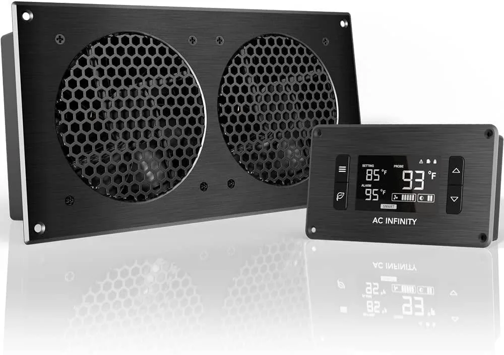 AC Infinity AC Infinity AIRPLATE T7 12" fan system with thermostat — product photo