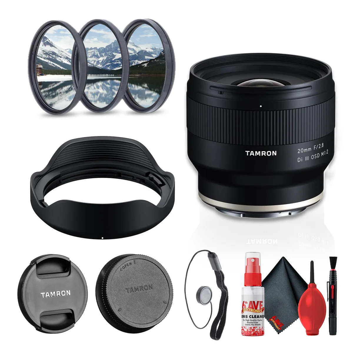 Tamron Tamron 20mm f/2.8 Di III OSD M 1:2 Lens for Sony E Bundle camera lens — product photo