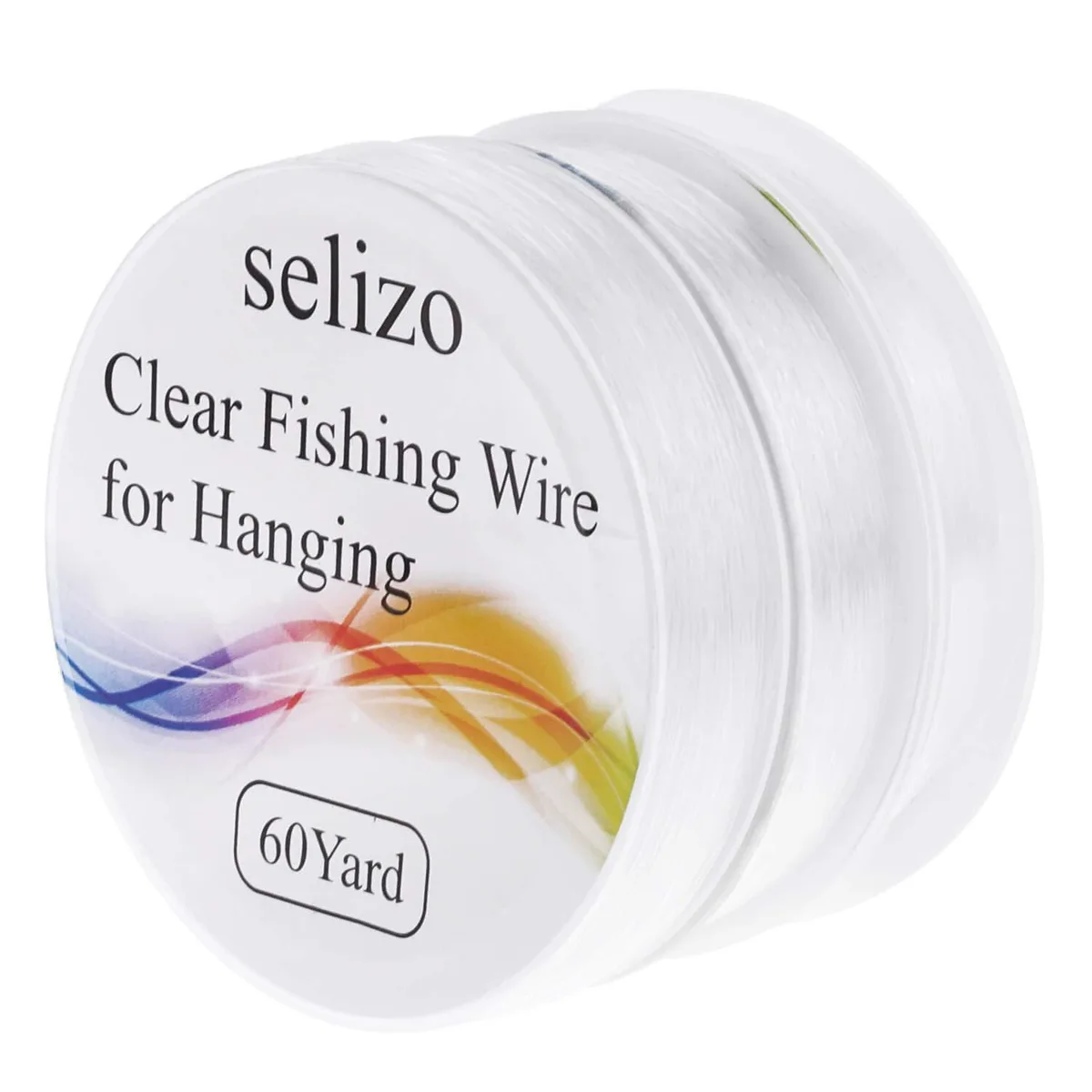 Selizo 3Pcs Clear Nylon Fishing Line 0.2 0.3 0.4mm 60yds — product photo