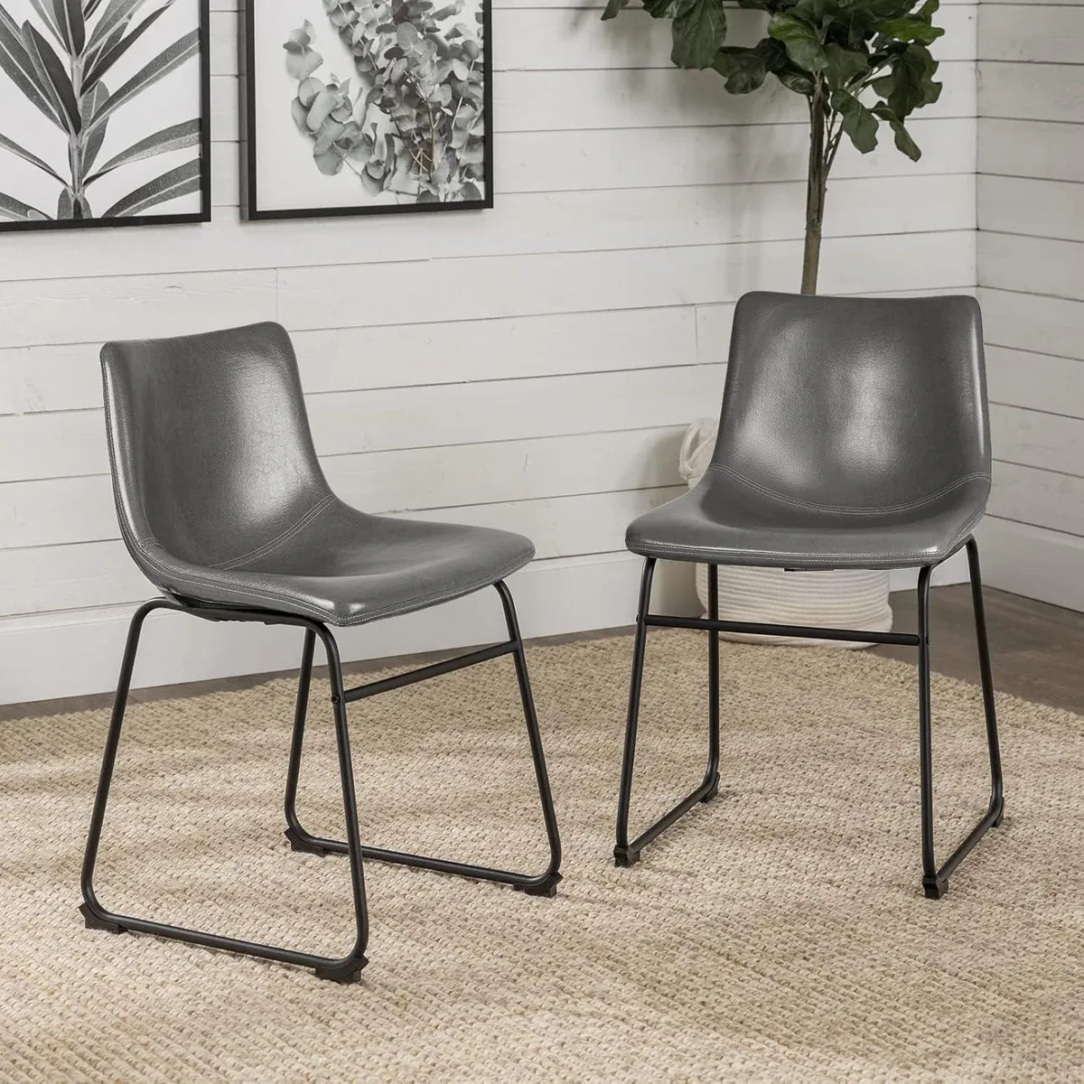 Vitesse Vitesse 18 inch Barstool Set of 2 Grey — product photo