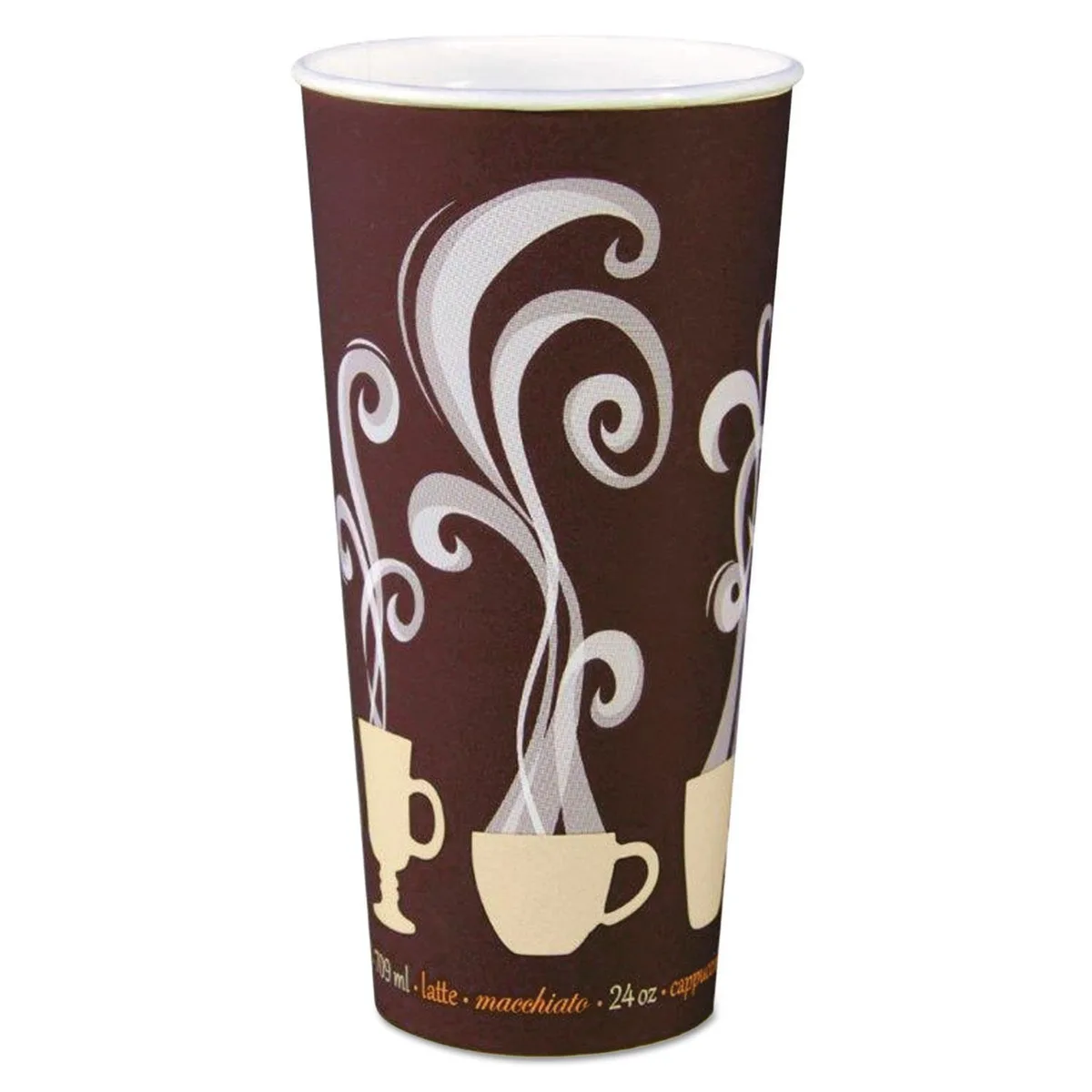 Dart Container Corporation Dart Container Corporation DWTG24ST 24 oz insulated paper hot cups 600 carton — product photo