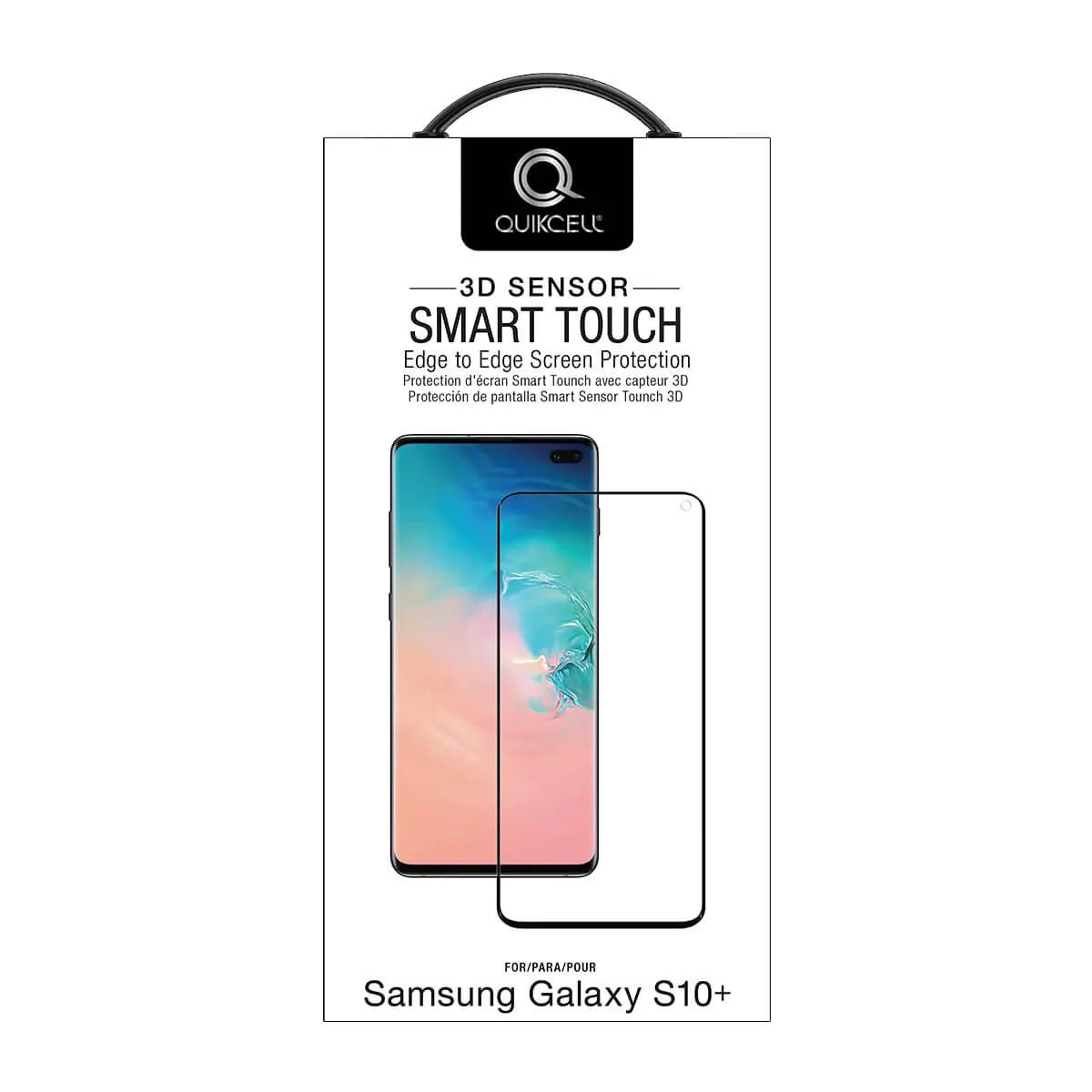 Quikcell Quikcell Tempered Glass Screen Protector Samsung Galaxy S10 Plus — product photo