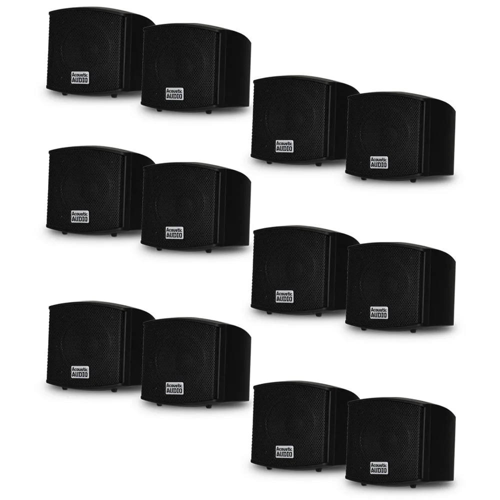 Acoustic Audio Acoustic Audio AA321B 12 on-wall speakers 2400W black — product photo
