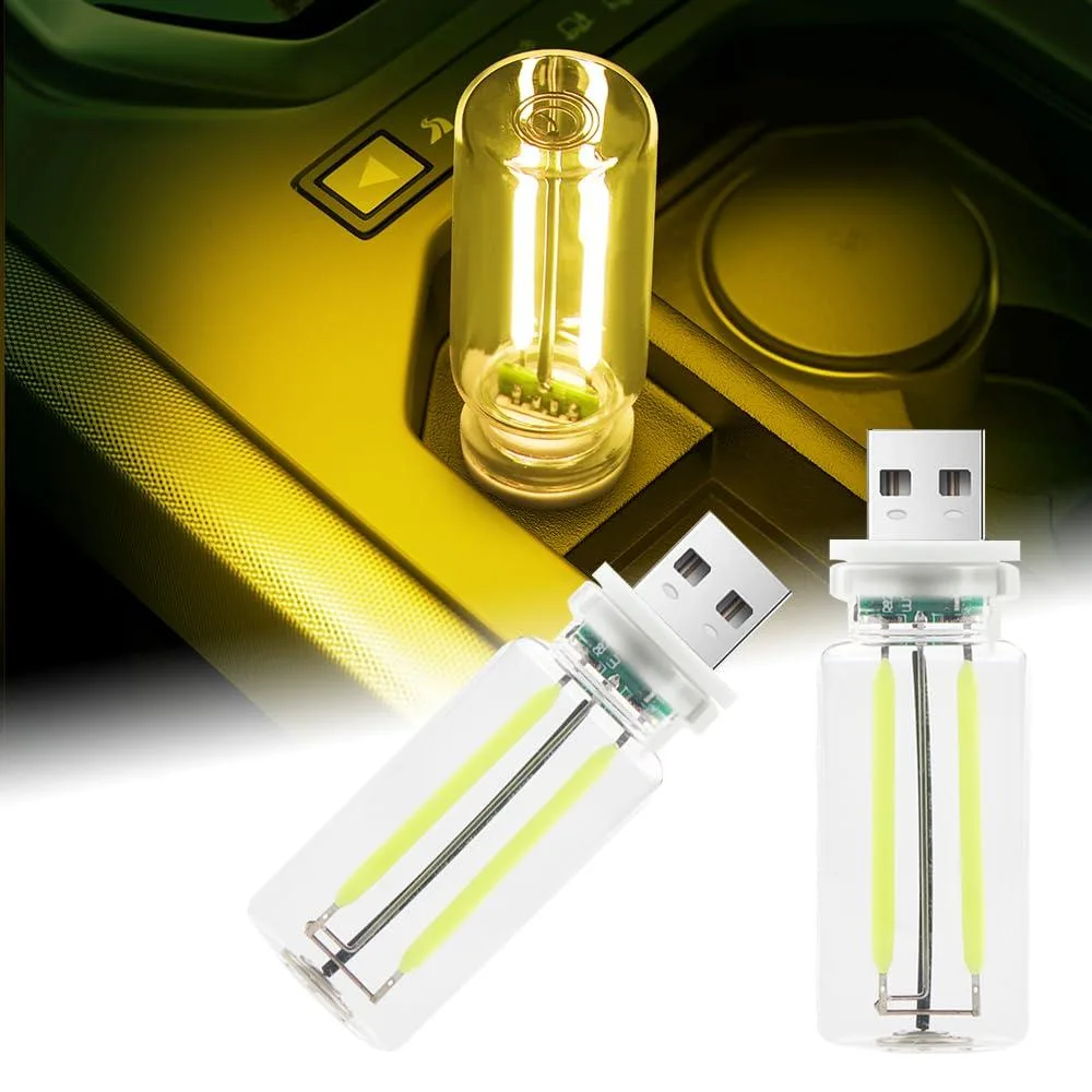 NHHEO USB Night Light Yellow 2pcs Automotive Specialty Lighting — product photo