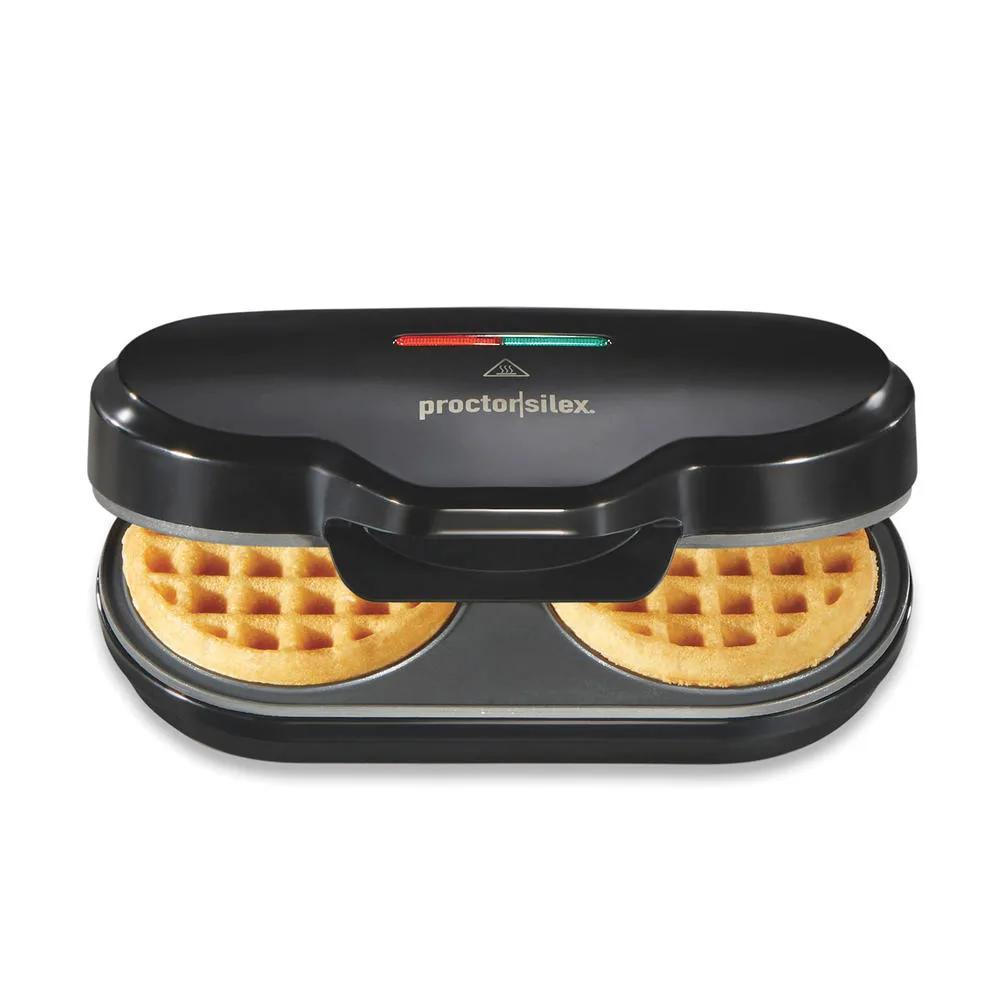 Proctor Silex Proctor Silex 26102MN Petite Double Waffle Maker Black — product photo