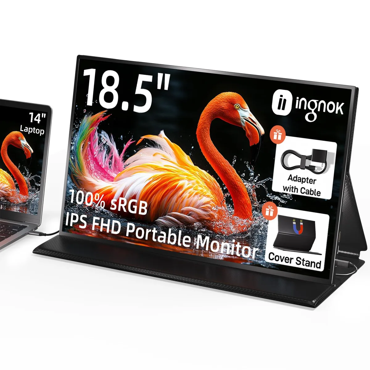 INGNOK INGNOK YN05B 18.5" FHD 100% sRGB Portable Monitor — product photo