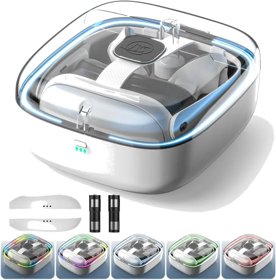 BONAEVER BONAEVER RGB Charging Dock for Meta Quest 3 White 2.4A 300mA — product photo