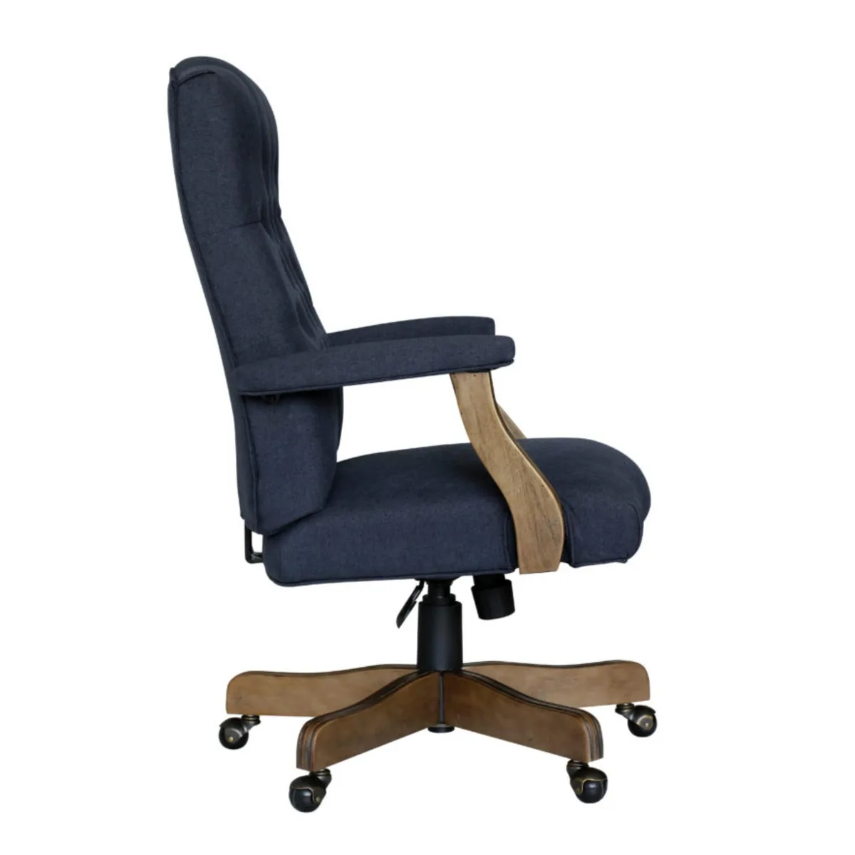 BOSS Office Products BOSS Office Products B905DW-NV Chair Denim Blue Driftwood Frame 275 lb — product photo