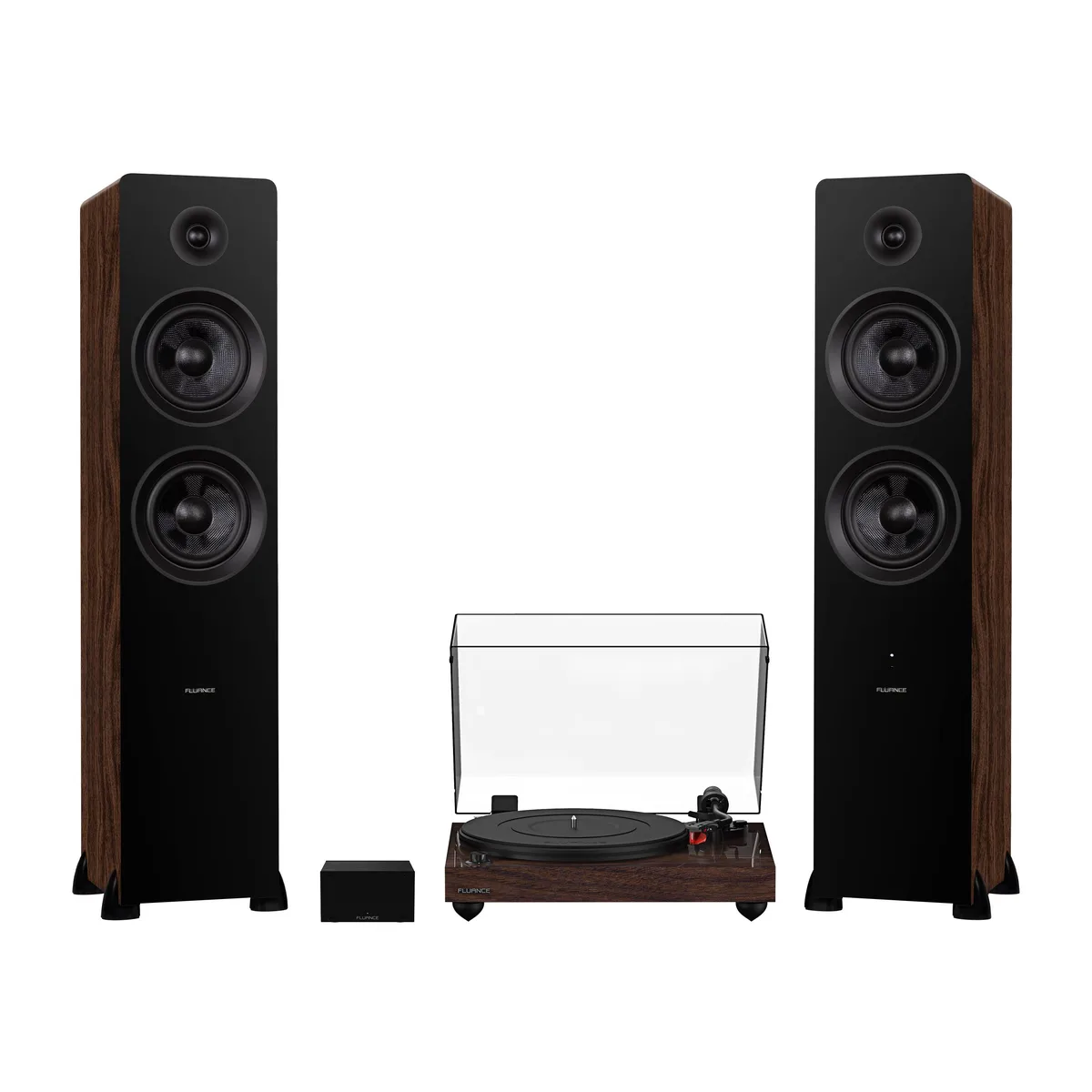 Fluance Fluance RT83WPAI81B turntable system, Natural Walnut, 150W, 75.34 lbs — product photo