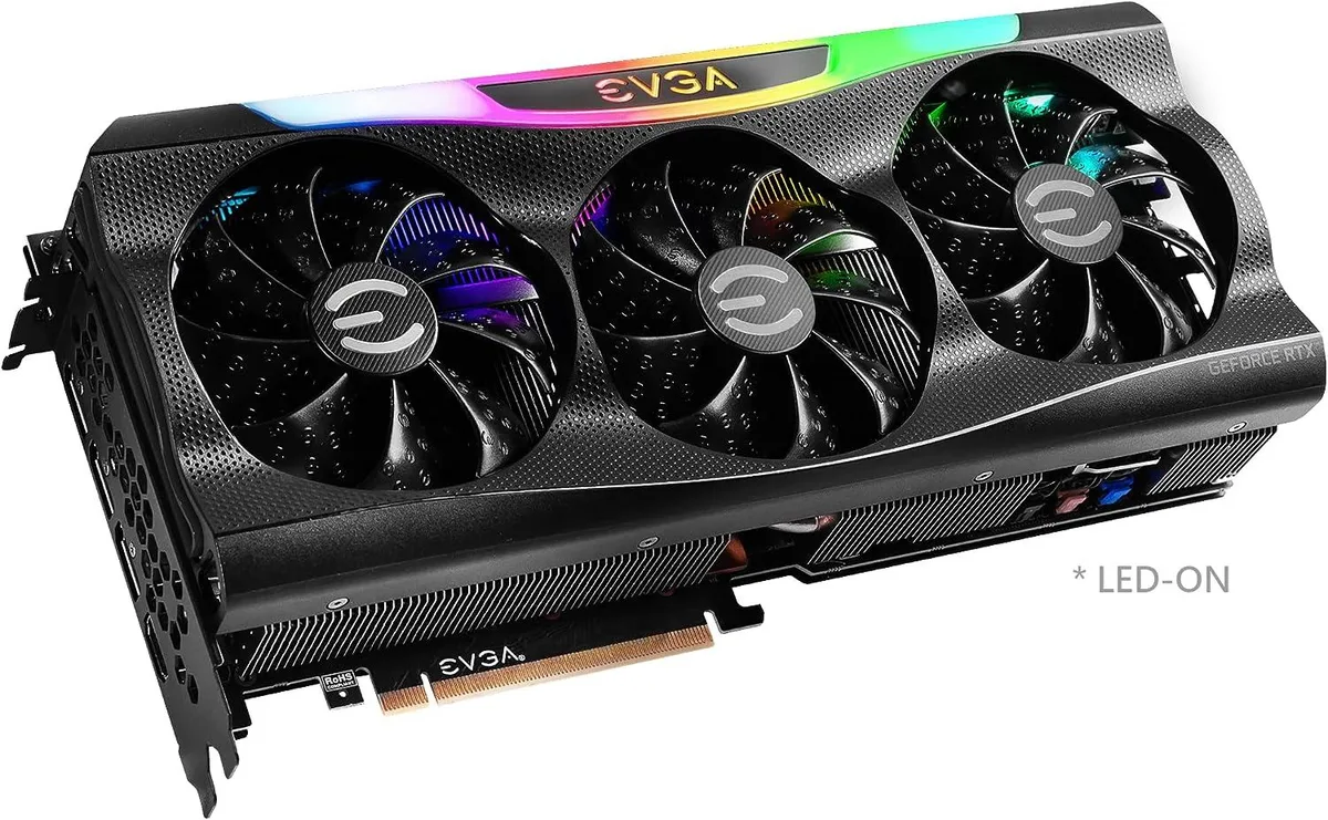 EVGA EVGA GeForce RTX 3070 Ti FTW3 ULTRA GAMING graphics card — product photo