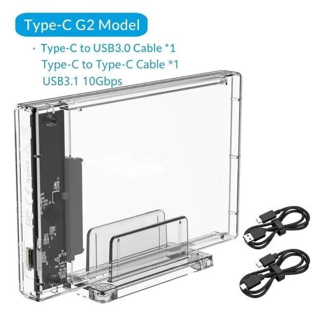 Hetai Tech Hetai Tech 2.5" USB 3.1 10Gbps Type-C Drive Enclosure — product photo