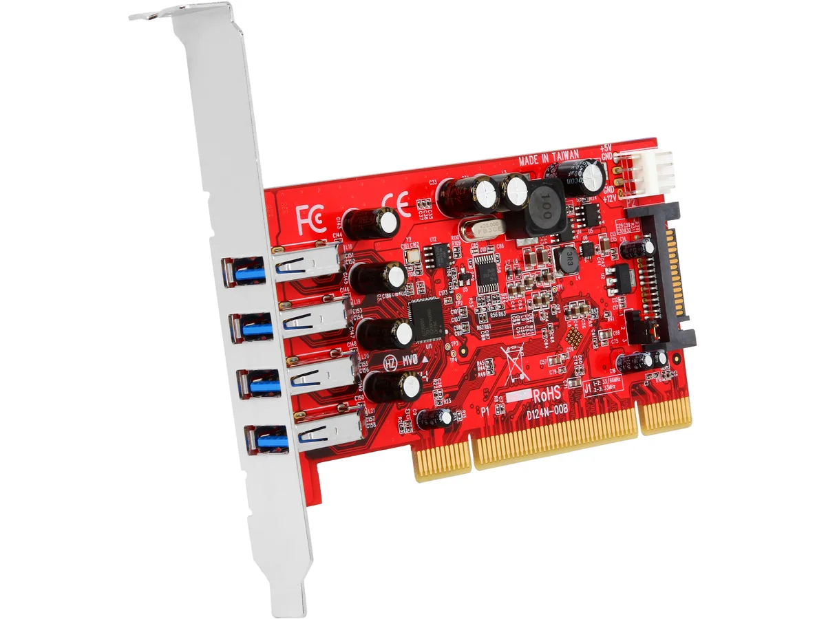 STARTECH STARTECH PCIUSB3S4 4-Port PCI USB 3.0 Expansion Card — product photo