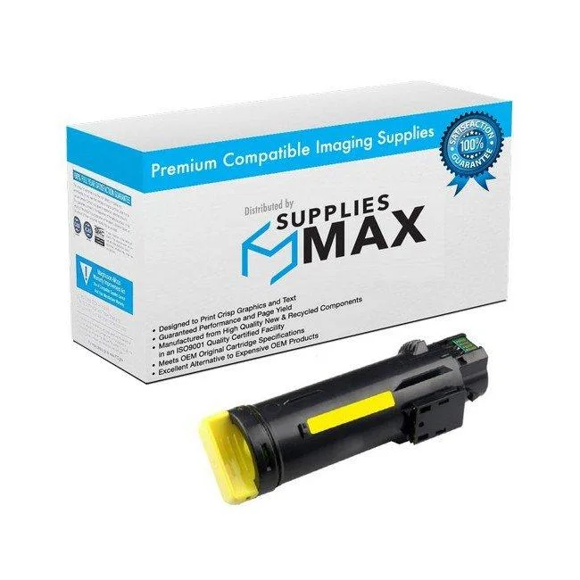 SuppliesMax SuppliesMax Yellow Extra High Yield Toner Cartridge 4300 Pages 106R03692 — product photo