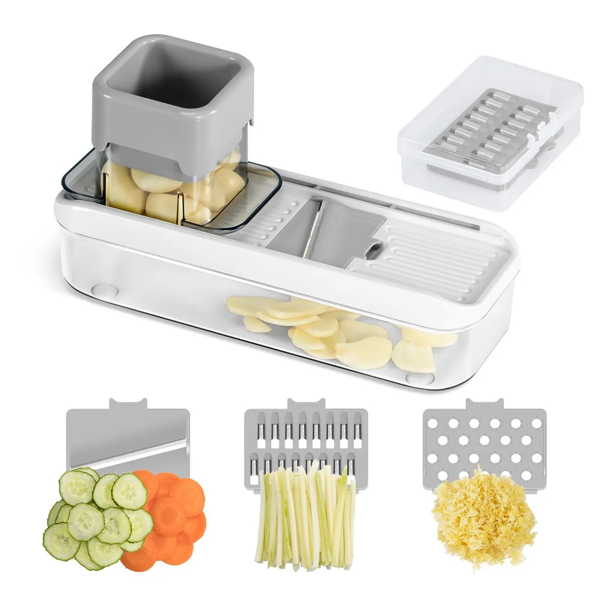  Elite Manual Food Processor White 8.7×3.2×3.6 in 6.5 oz — product photo