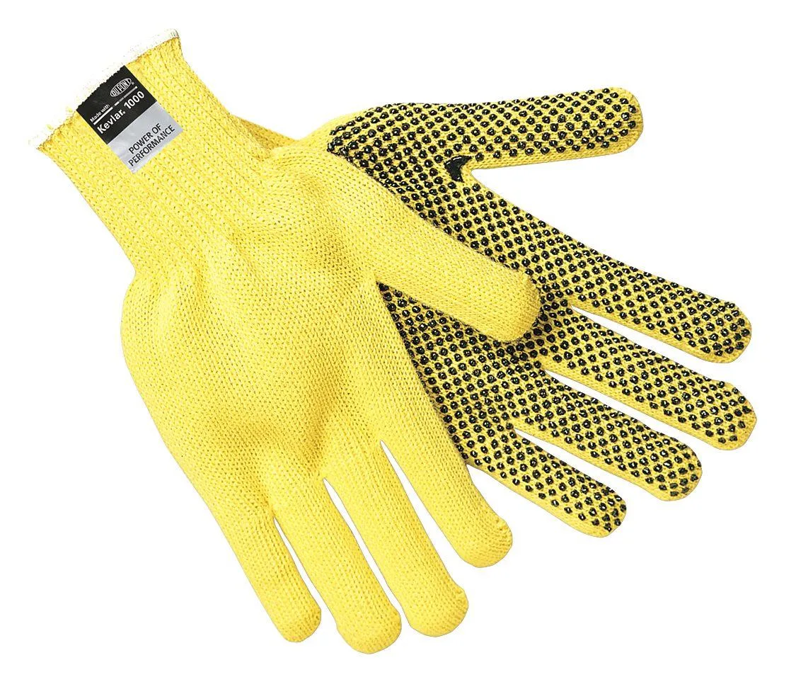 Memphis Memphis Cut Gloves M PVC Knit Wrist PK12 Personal Protective Equipment — product photo