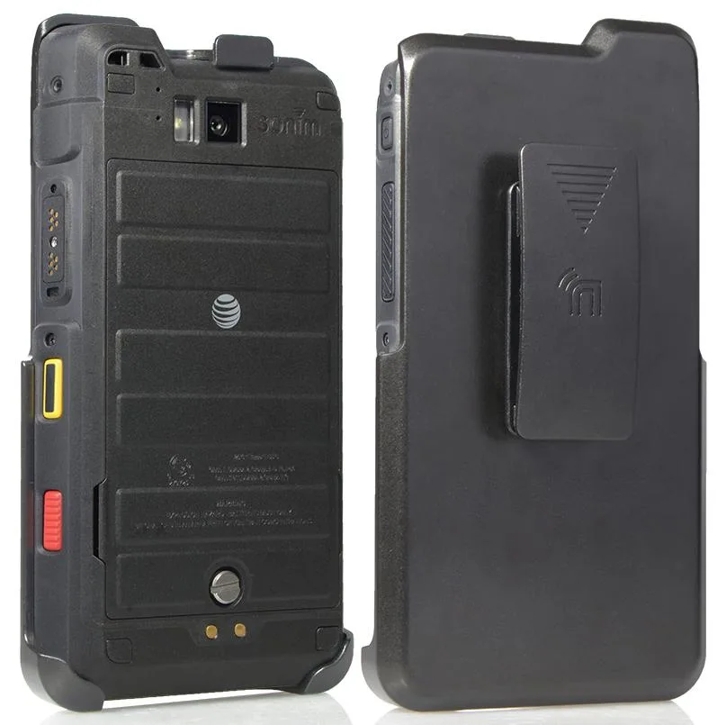 Nakedcellphone Nakedcellphone Belt Clip Holster with Stand for Sonim XP8 XP8800 Black — product photo