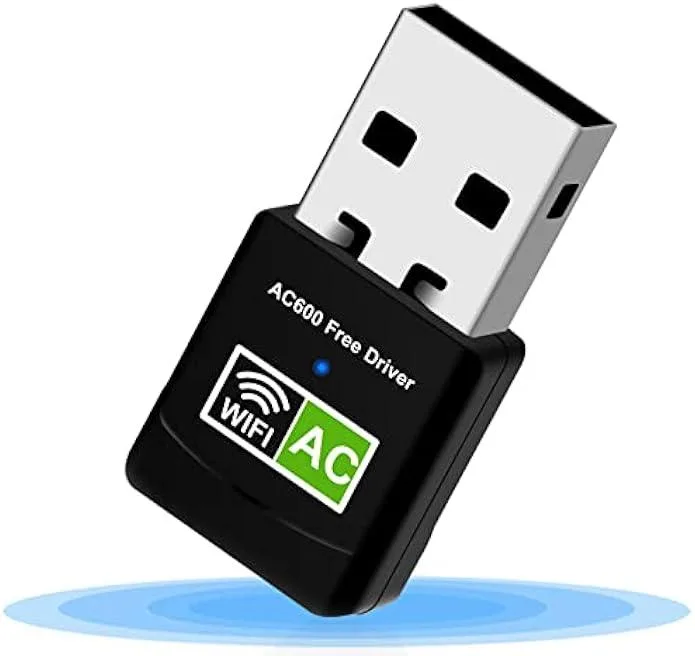 TAURKENAM TAURKENAM AC600 USB Wi-Fi Adapter 600Mbps Dual Band 2.4/5GHz Driver-Free Mini — product photo