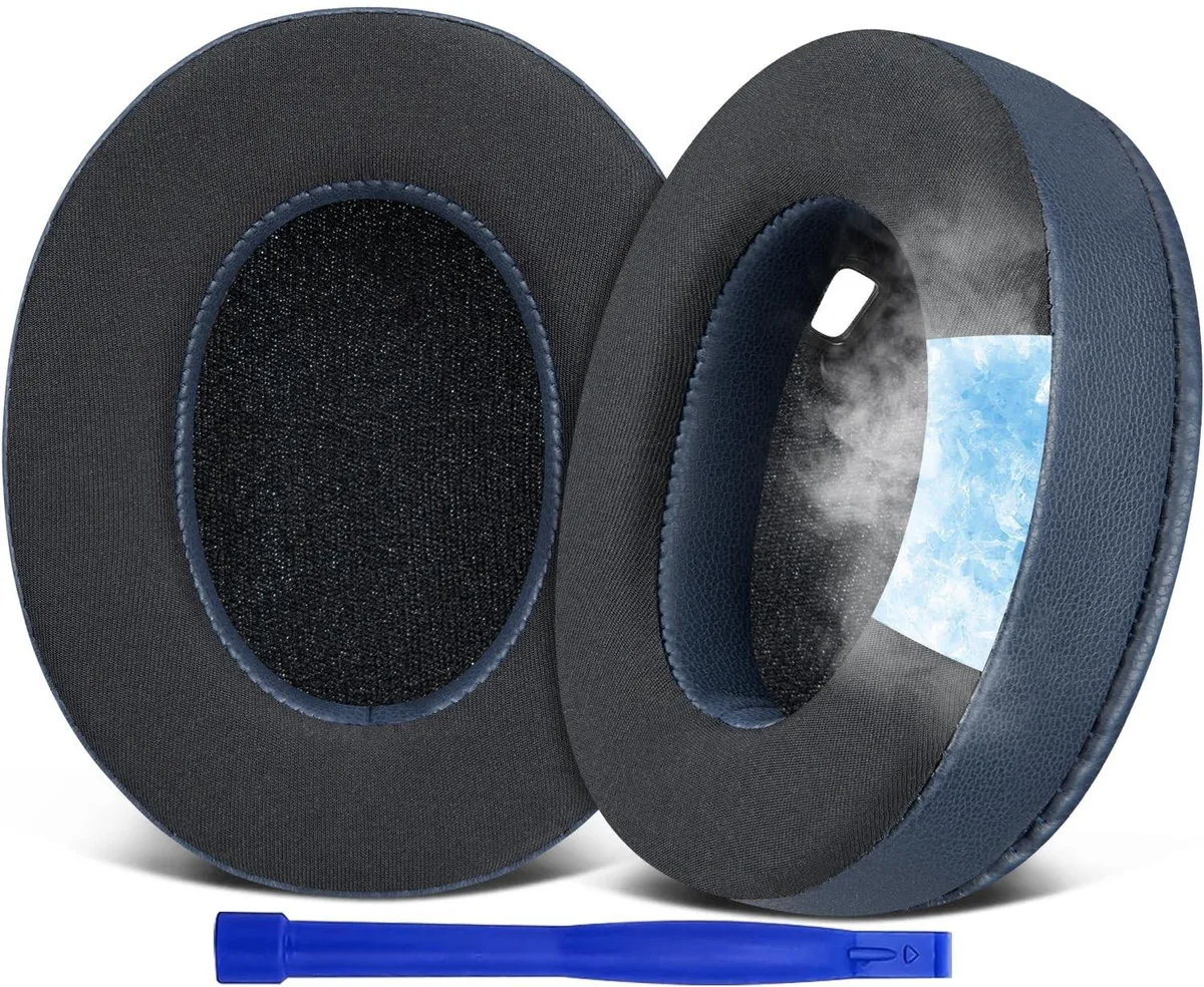 ARENTI ARENTI Cooling-Gel Earpads for Sony WH-1000XM4 Navy Blue — product photo