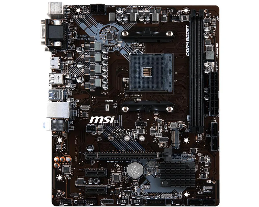 MSI MSI A320M PRO-M2 V2 AMD motherboard — product photo