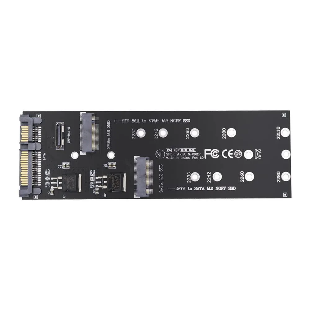 LORDWORLD LORDWORLD Oculink SFF-8612 8611 to U.2 Kit M-Key NVME PCIe 3.0 x4 NGFF SATA Adapter — product photo