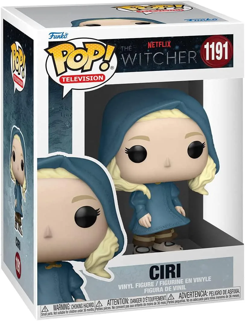 Funko Pop vinyl bobblehead of Ciri from The Witcher numbered 1191