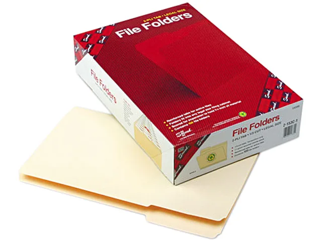 Smead Smead 15335 File Folder, Legal, Manila, 100/Box — product photo