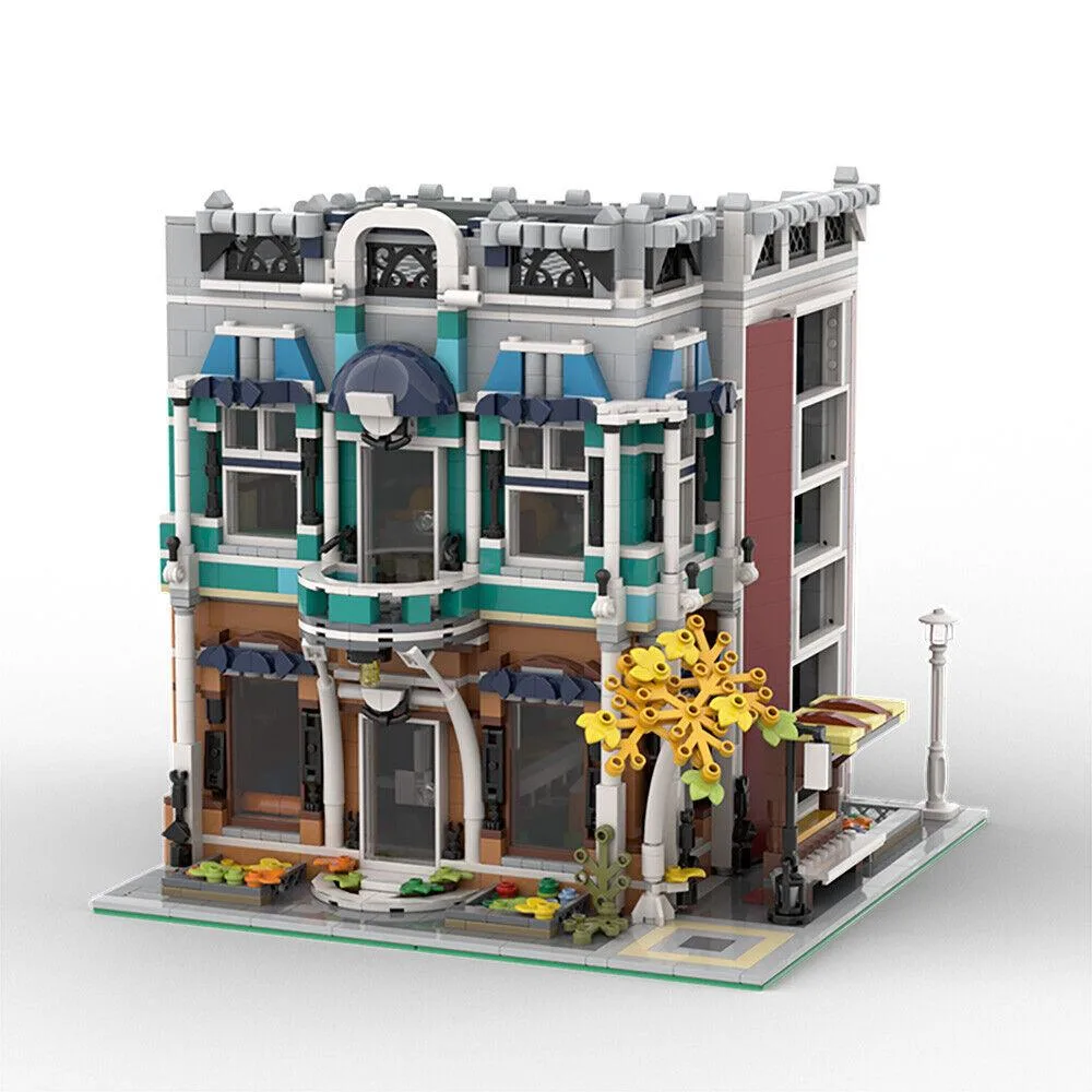 ZITIANYOUBUILD ZITIANYOUBUILD C4606 Café Library Building Set 2287 Parts — product photo