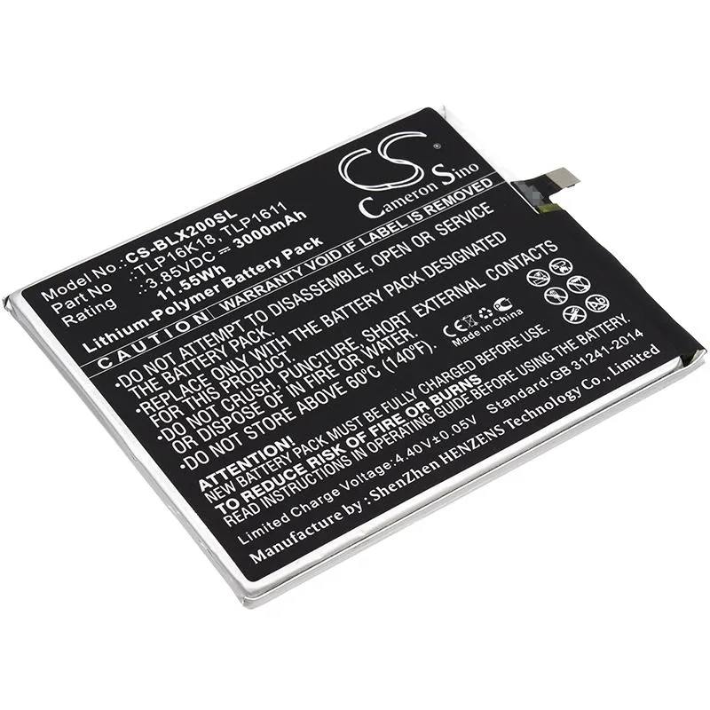 Cameron &amp; Co Cameron &amp; Co DS-CS-BLX200SL cell phone battery 3000mAh 3.85V Li-Polymer Black — product photo
