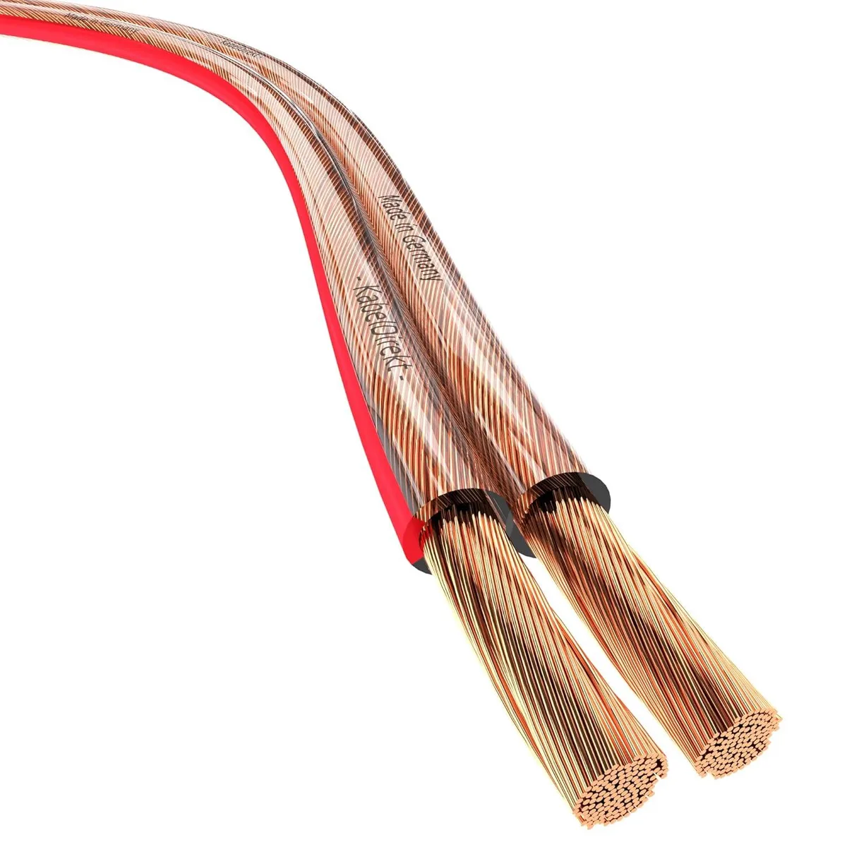 PISKEKAT PISKEKAT 16 AWG Speaker Wire 50ft .2mm Pure Copper — product photo