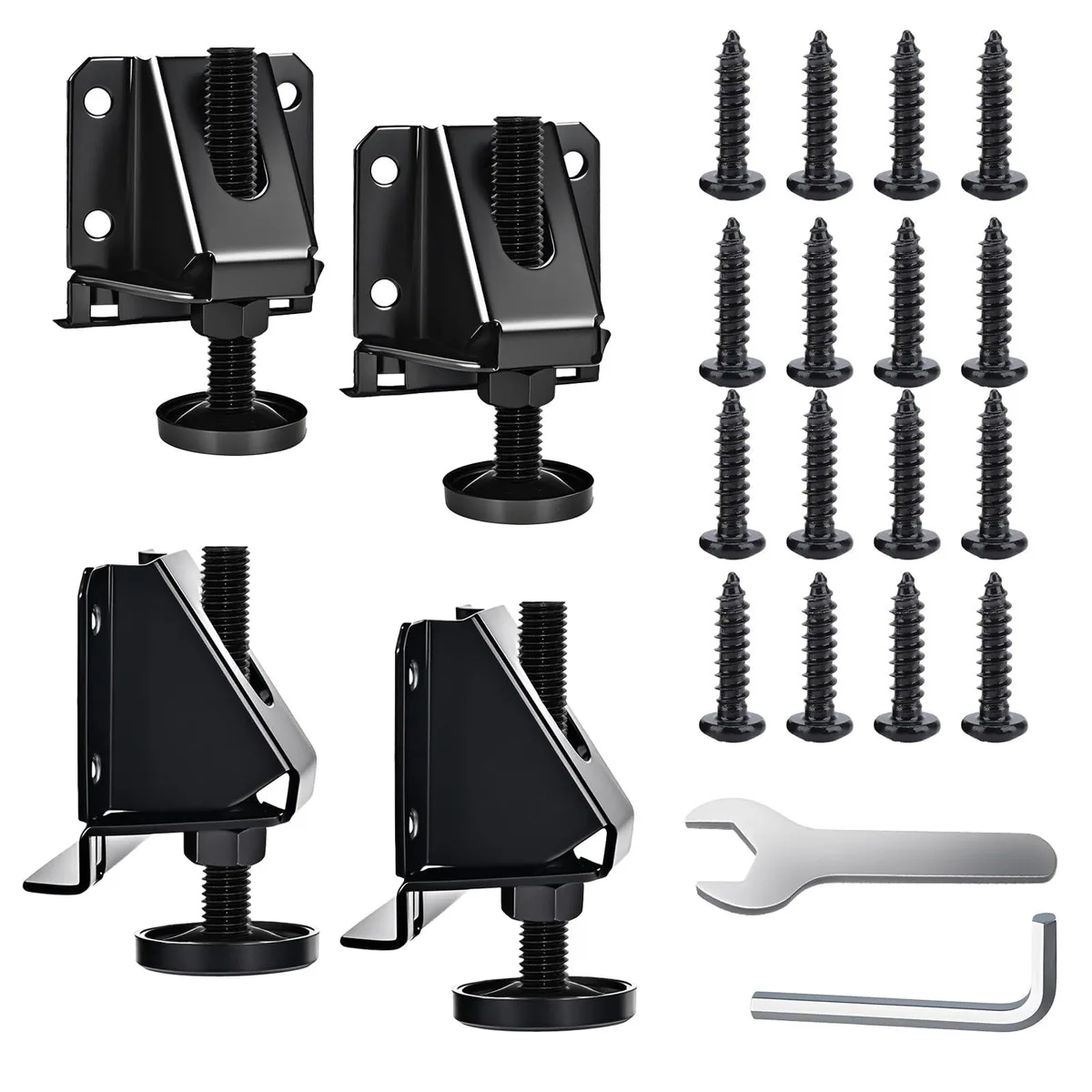 Duratech Heavy Duty Leveling Feet 4 Pack 1320LB Capacity 2.3" Adjustment — product photo