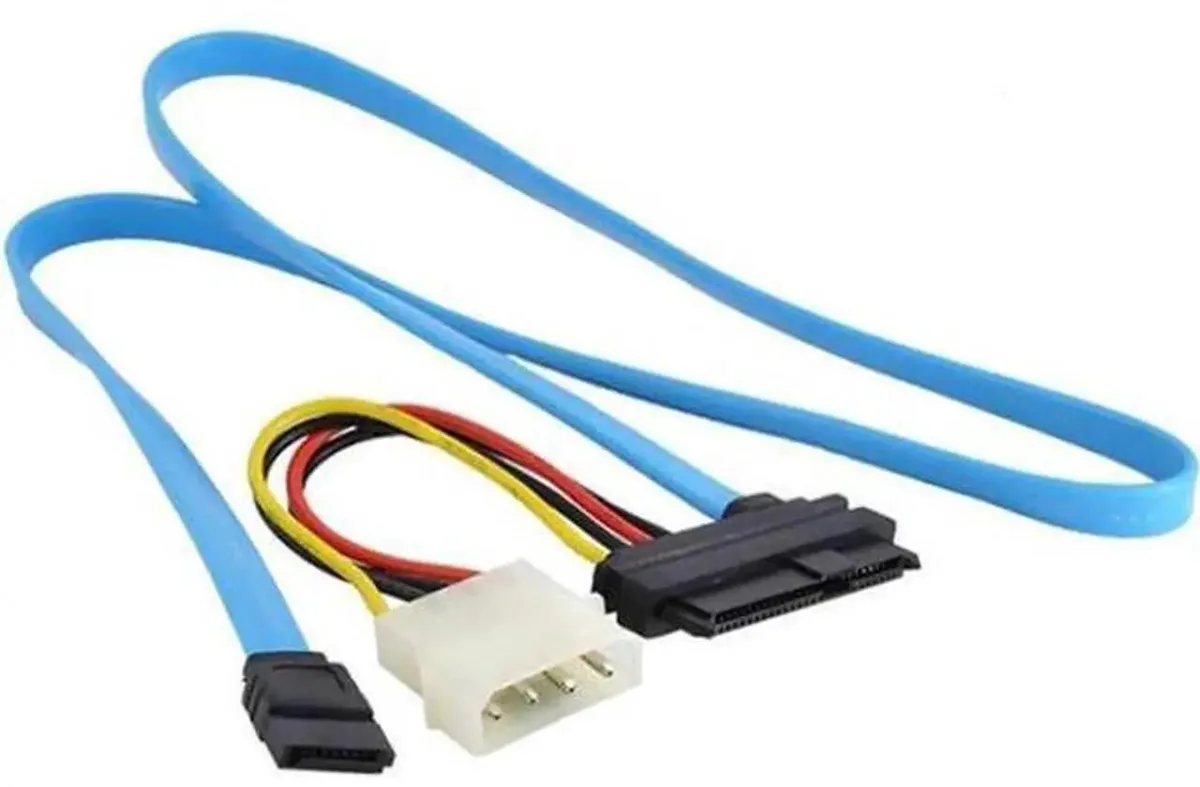 SMUGDESK SMUGDESK SFF-8482 SAS to SATA Adapter Cable 2.3ft with Molex Power — product photo