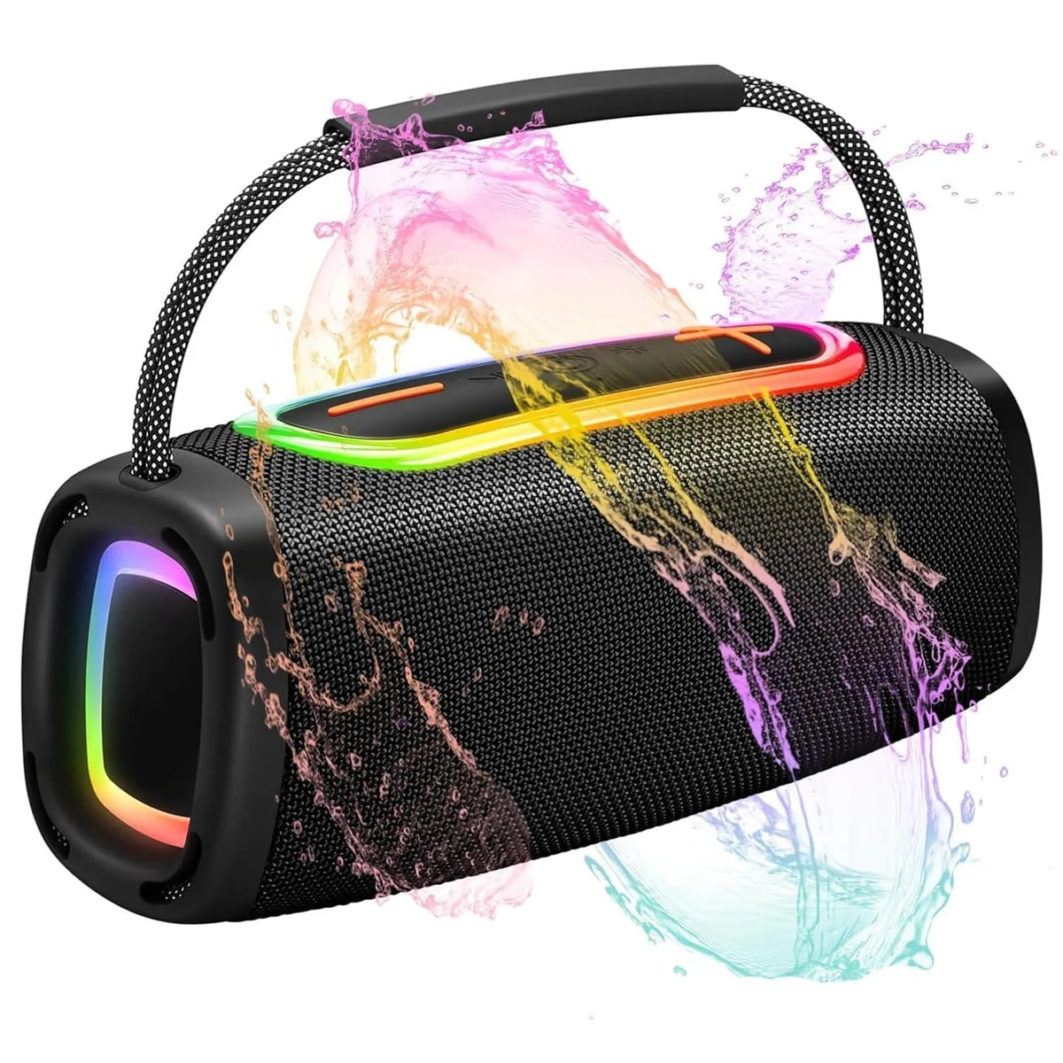  Matast A6 Black Portable Speaker 60W 36H 6000mAh Bluetooth 5.4 IP6 RGB — product photo