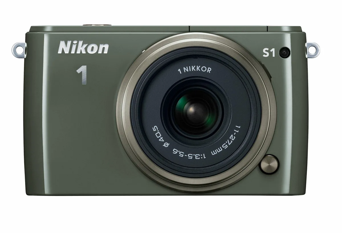 Nikon International Nikon International 1 S1 10.1 MP Camera Kit 11-27.5mm VR Lens Khaki — product photo