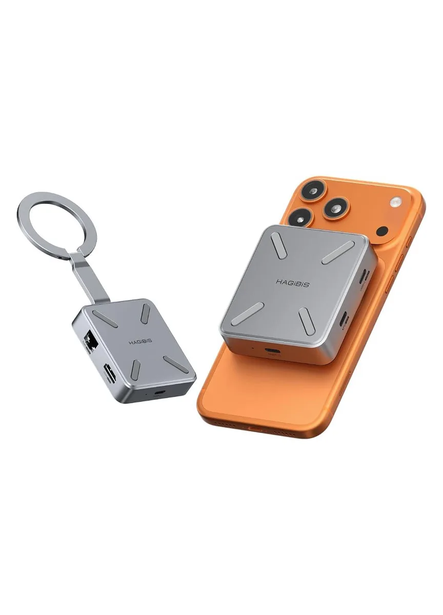 LORDWORLD LORDWORLD Magnetic USB-C Hub with MagSafe Stand (CMC10LH) — product photo