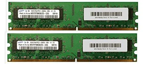 Gigaram Gigaram 4GB Kit 2x2GB 240p DDR2-667 DIMM desktop RAM — product photo