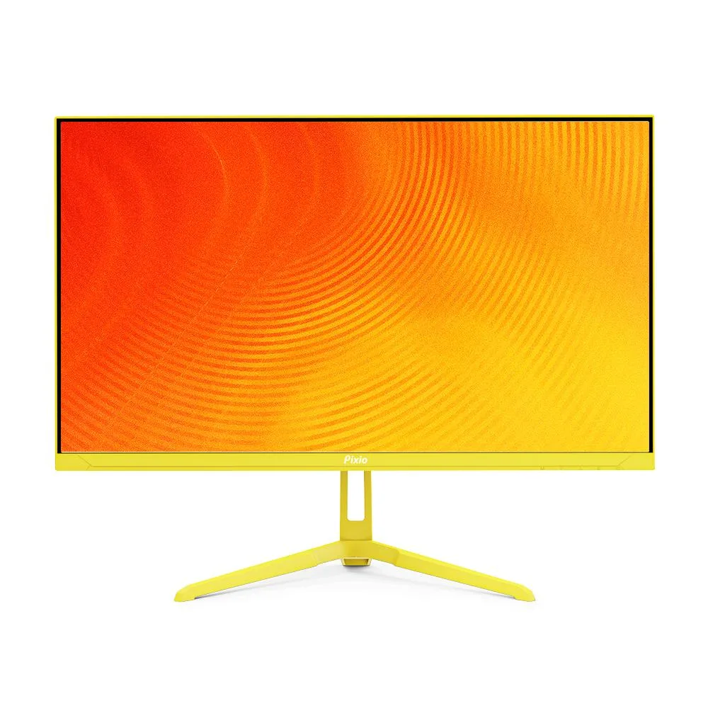 Pixio Pixio PX249 Wave Yellow 23.8" 240Hz FHD gaming monitor — product photo